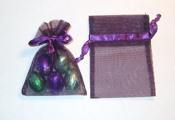 Organza Bags Plum / Deep Purple