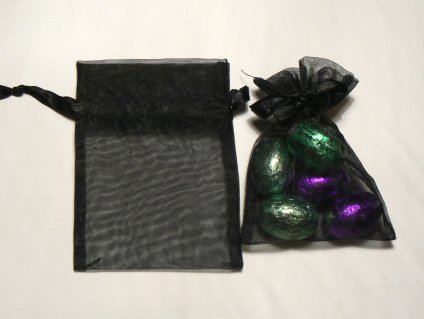 Black Organza Bags
