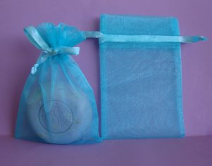 Organza Bags Sky BLue 10x15cm