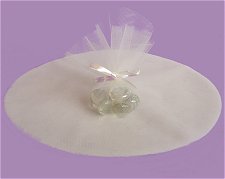 Tulle Rounds Ivory
