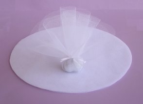 Tulle Circles White