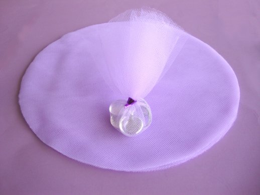 Lavender Tulle Circles