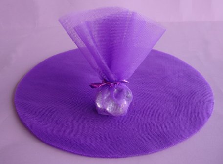 Purple Tulle Circles