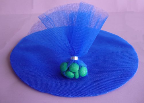 Royal Blue Tulle Circles
